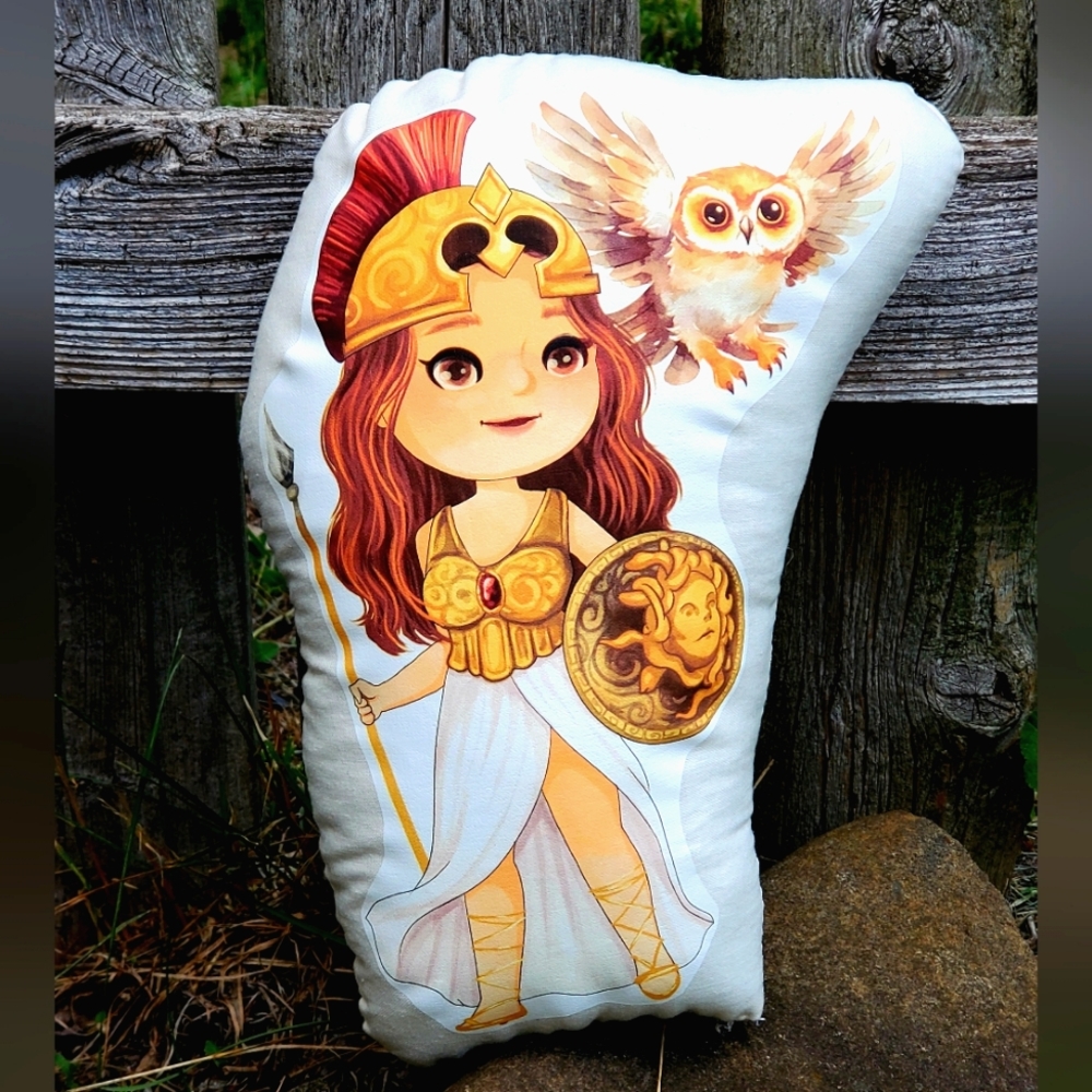 Greek Goddess Athena Pillow Pal. New.